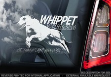 Whippet - Car Window Sticker -