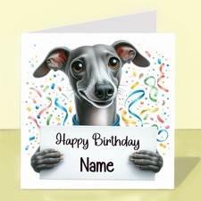 Personalised Italian Greyhound